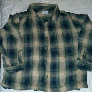 Old Navy Green Plaid Shirt